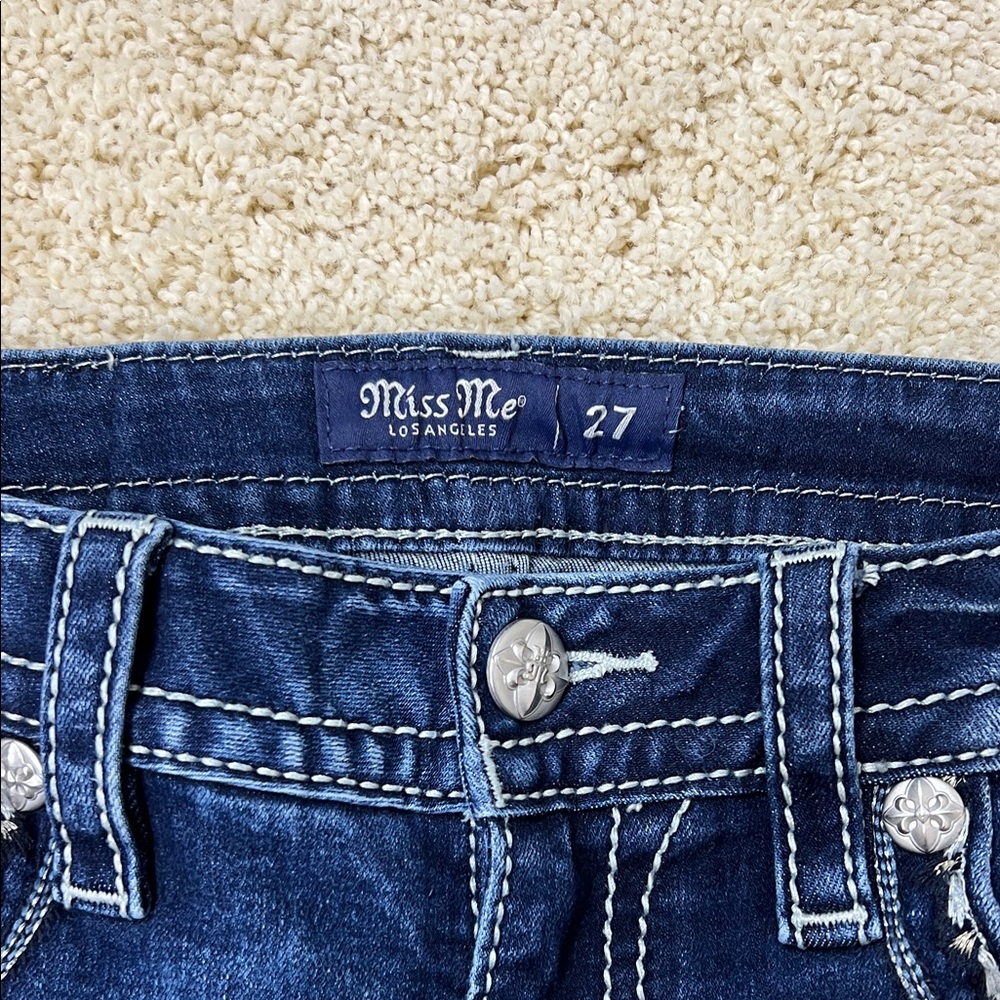 Miss Me Dark Blue Boot Cut Jeans - Picture 10 of 14